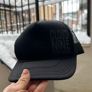 Cloud 9 Black Trucker Hat